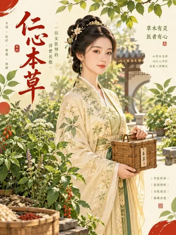 药香娘子有点甜 编辑精选短剧封面 - 黄果短剧
