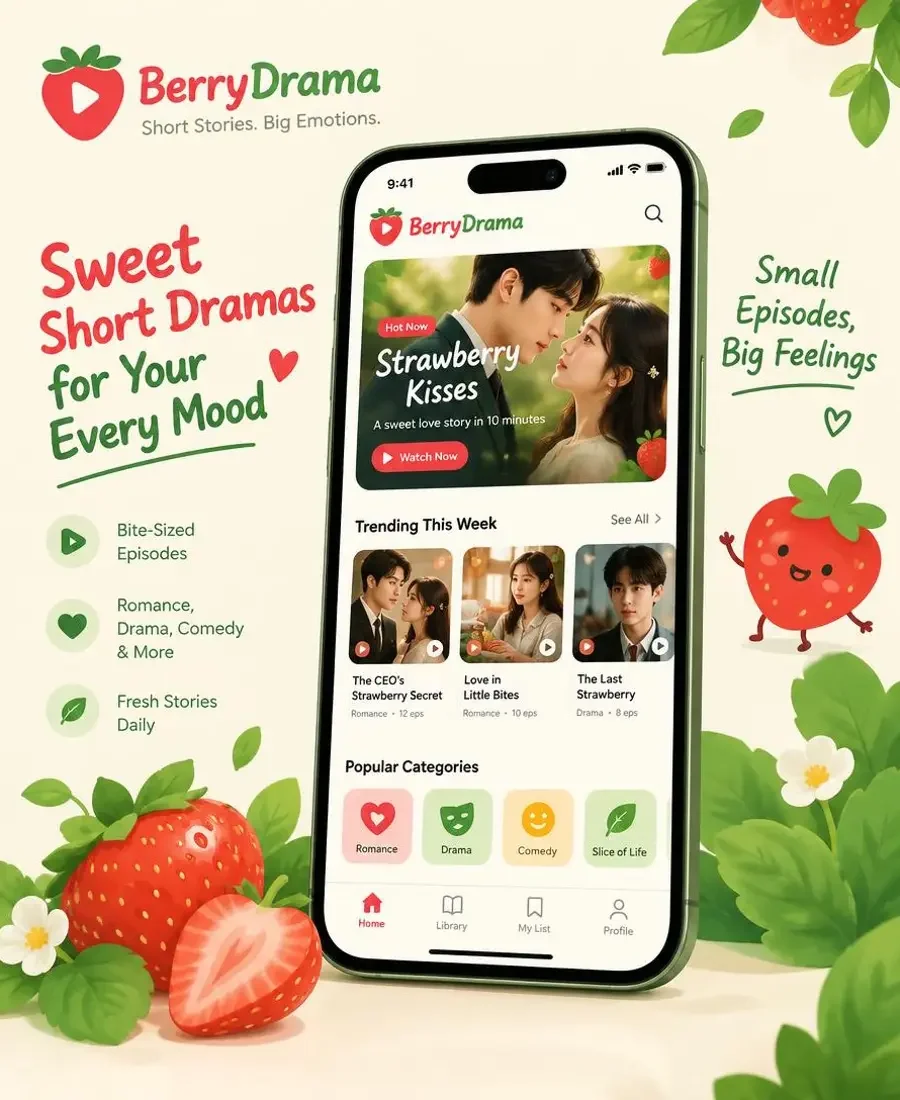 黄果短剧APP界面预览 - 黄果短剧